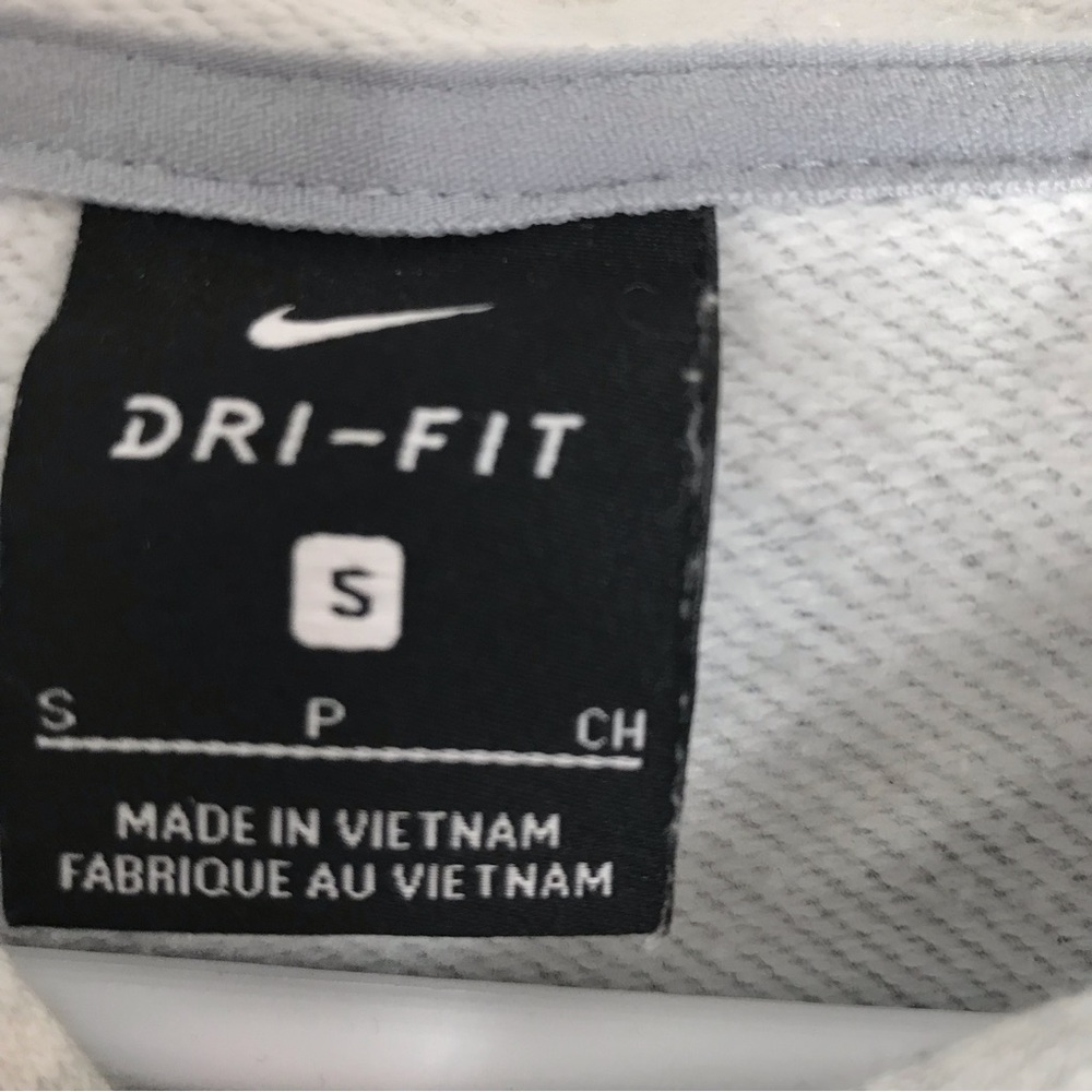 Nike Heather Gray Dry Training Hoodie Vented Droptail - Picture 6 of 8